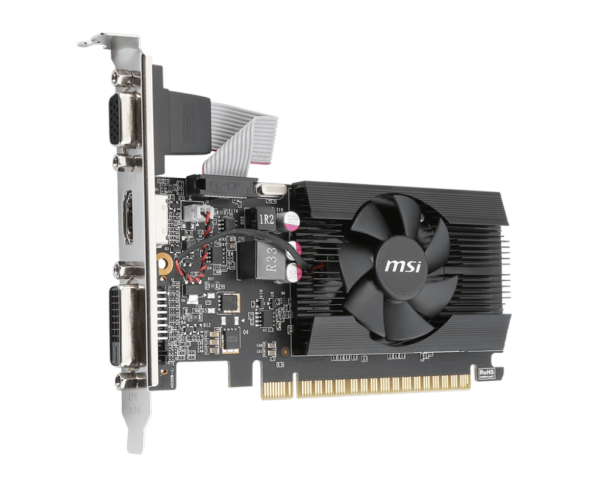 TARJETA DE VIDEO NVIDIA MSI GT 710 2GB DDR3 LP | JE Sistem