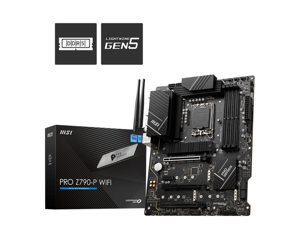 PRO Z790 – P WIFI (A V R) DDR5 LGA 1700 13TH GEN 01