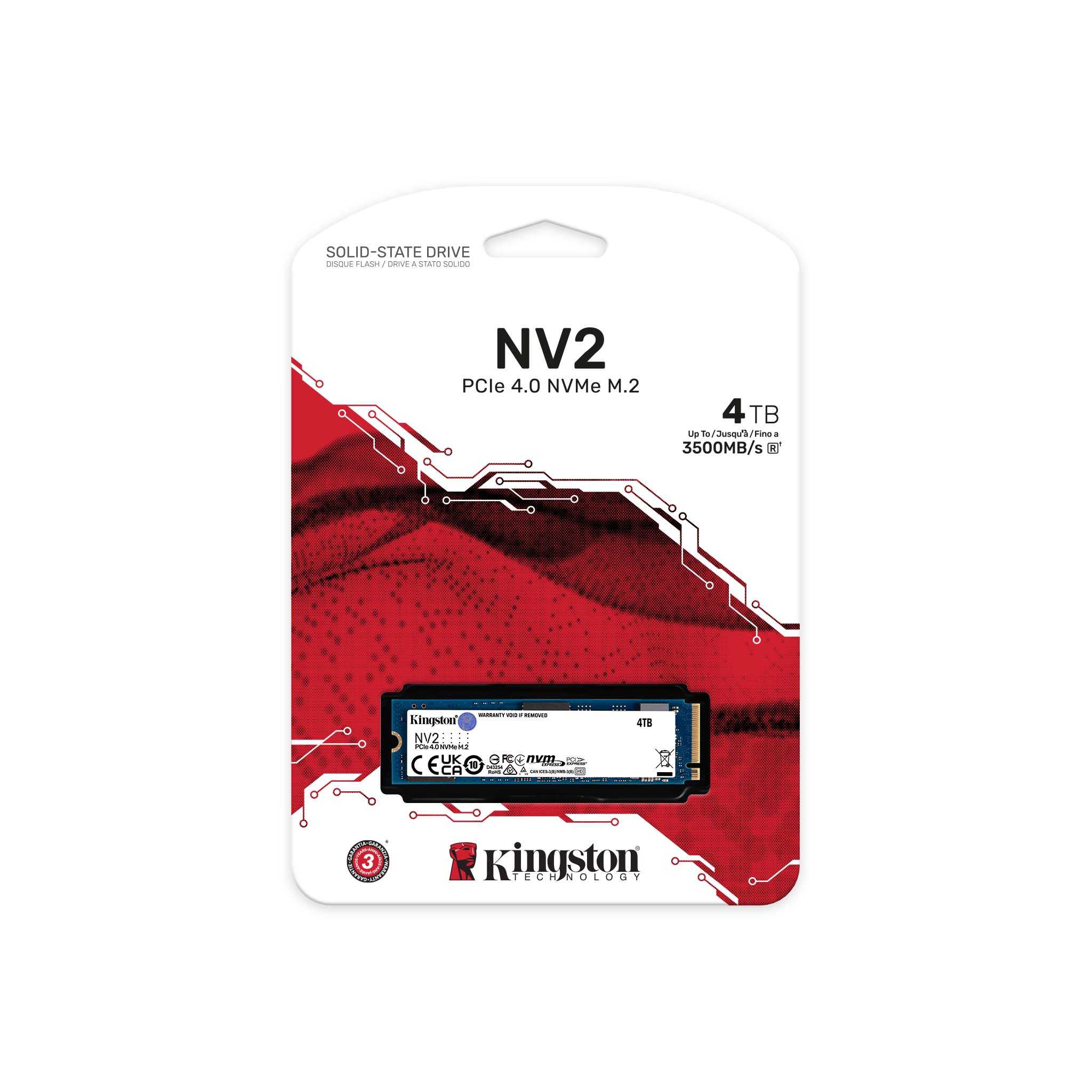 Disco SSD M.2 4TB Kingston NV2 PCIe | JE Sistem