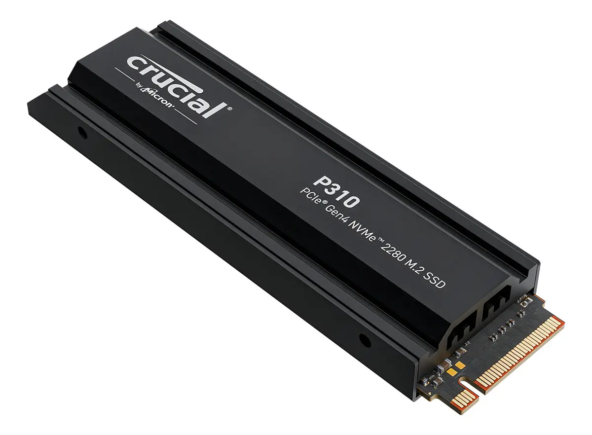 DISCO SSD M.2 CRUCIAL 1 TB P310 Gen4 NVMe 2280 PS5 DISIPADO