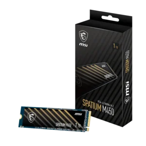 DISCO SSD M.2 MSI 1 TB SPATIUM M450 V1 PCIe X4 NVMe 2280 - Imagen 1