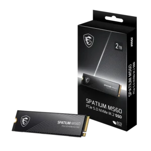 DISCO SSD M.2 MSI 2 TB SPATIUM M560 PCIe GEN 5.0 X4 NVMe 2280 - Imagen 1