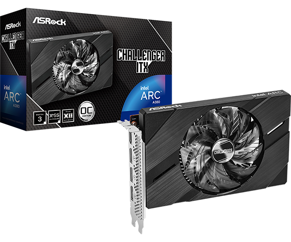 Intel Arc A380 Challenger ITX 6GB OC(M1)